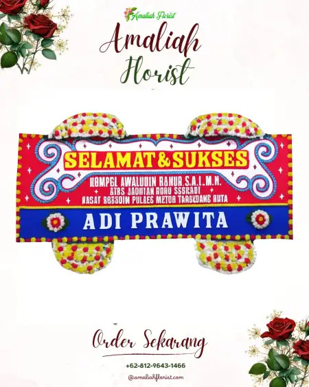 Papan Bunga Ucapan Selamat Aurstanding